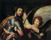 Bernardo Strozzi St Maurice and the Angel France oil painting artist